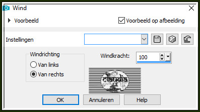 Effecten - Vervormingseffecten - Wind