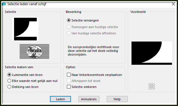 Selecties - Selectie laden/opslaan - Selectie laden vanaf schijf : 12-athe-tuto