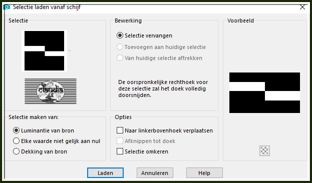 Selecties - Selectie laden/opslaan - Selectie laden vanaf schijf : 10-athe-tuto