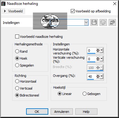 Effecten - Afbeeldingseffecten - Naadloze herhaling