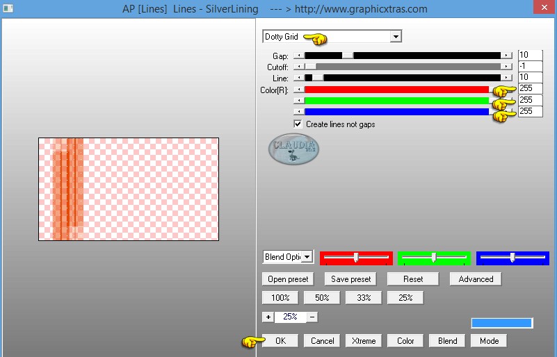 Effecten - Insteekfilters - AP [Lines] - Lines - SilverLining