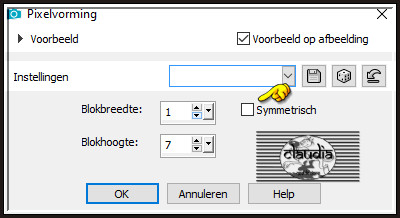 Effecten - Vervormingseffecten - Pixelvorming