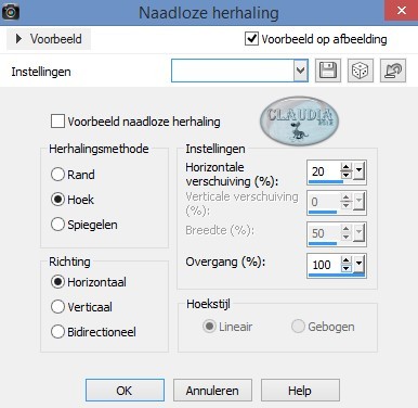 Effecten - Afbeeldingseffecten - Naadloze herhaling