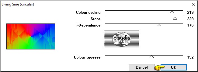 Effecten - Insteekfilters - Toadies - Living Sine (circular)