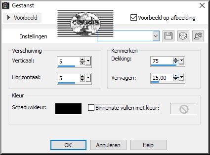 Effecten - 3D Effecten - Gestanst : pas het effect 2 x toe !!!