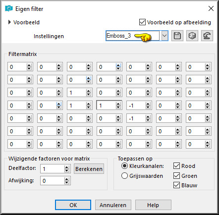 Effecten - Eigen filter