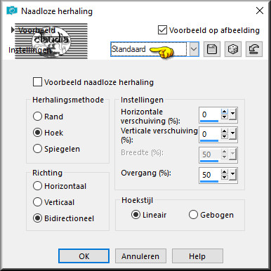 Effecten - Afbeeldingseffecten - Naadloze herhaling 