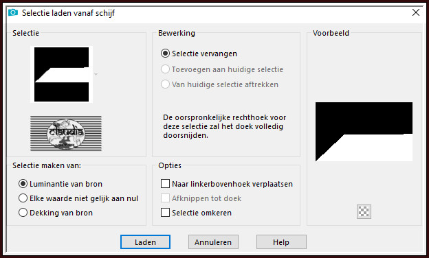 Selecties - Selectie laden/opslaan - Selectie laden vanaf schijf : selection_maxou_142