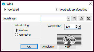 Effecten - Vervormingseffecten - Wind