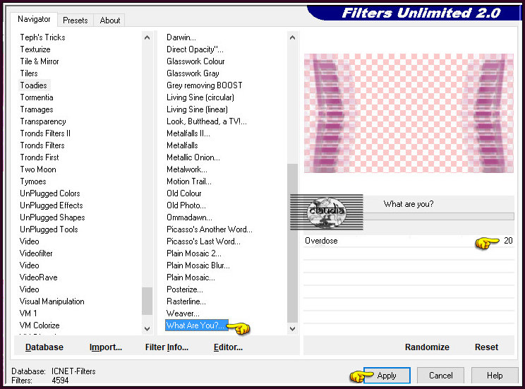 Effecten - Insteekfilters - <I.C.NET Software> - Filters Unlimited 2.0 - Toadies - What Are You?