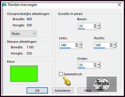 Afbeelding - Randen toevoegen