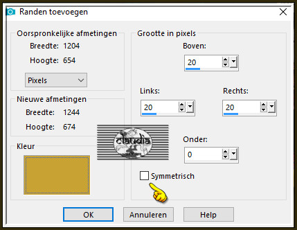 Afbeelding - Randen toevoegen