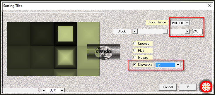 Effecten - Insteekfilters - Mehdi - Sorting Tiles