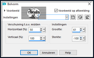 Effecten - Vervormingseffecten - Bolvorm