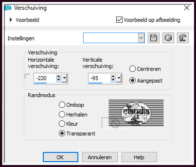 Effecten - Afbeeldingseffecten - Verschuiving 