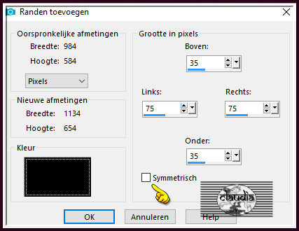 Afbeelding - Randen toevoegen