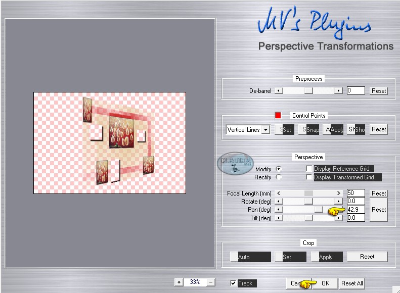 Effecten - Insteekfilters - MV's Plugins - Perspective Transformations