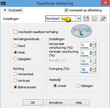 Effecten - Afbeeldingseffecten - Naadloze herhaling 