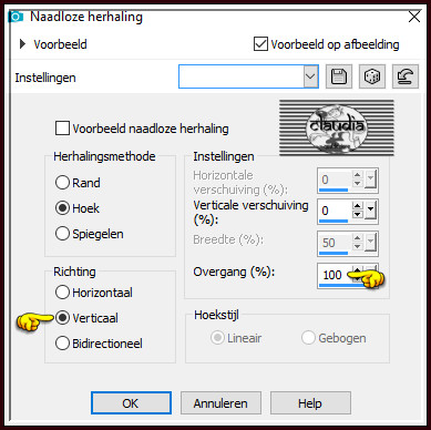 Effecten - Afbeeldingseffecten - Naadloze herhaling