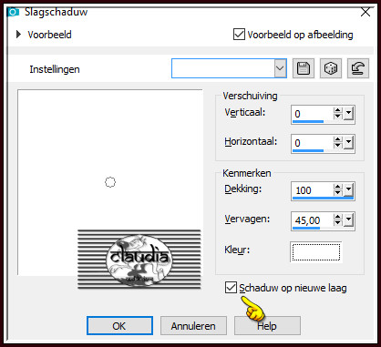 Effecten - 3D-Effecten - Slagschaduw 