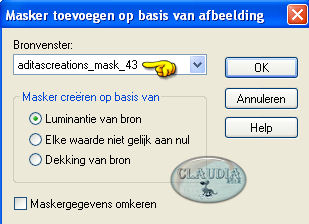 Lagen - Nieuwe maskerlaag - Uit afbeelding