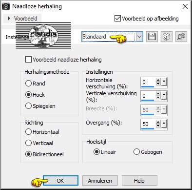 Effecten - Afbeeldingseffecten - Naadloze herhaling