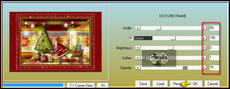 Effecten - Insteekfilters - AAA Frames - Texture Frame