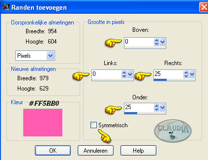 Afbeelding - Randen toevoegen