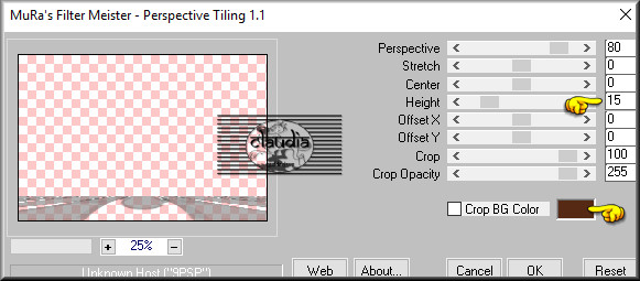 Effecten - Insteekfilters - MuRa's Meister - Perspective Tiling