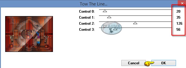 Effecten - Insteekfilters - Tramages - Tow The Line