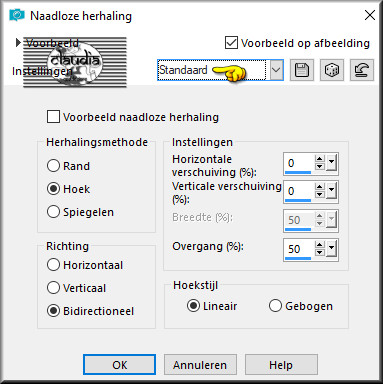 Effecten - Afbeeldingseffecten - Naadloze herhaling