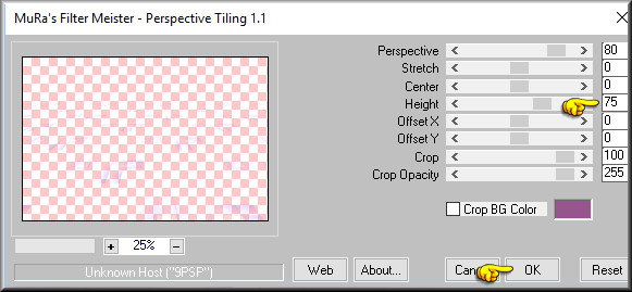 Effecten - Insteekfilters - MuRa's Meister - Perspective Tiling