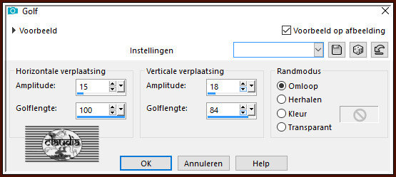 Effecten - Vervormgingseffecten - Golf