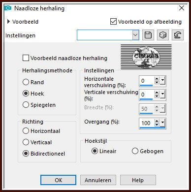 Effecten - Afbeeldingseffecten - Naadloze herhaling