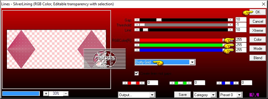 Effecten - Insteekfilters - AP 01 [Innovations] - Lines - SilverLining