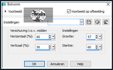 Effecten - Vervormingseffecten - Bolvorm