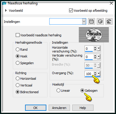 Effecten - Afbeeldingseffecten - Naadloze herhaling