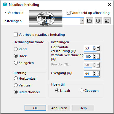 Effecten - Afbeeldingseffecten - Naadloze herhaling