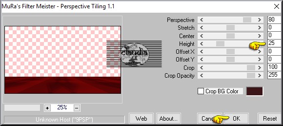 Effecten - Insteekfilters - MuRa's Meister - Perspective Tiling