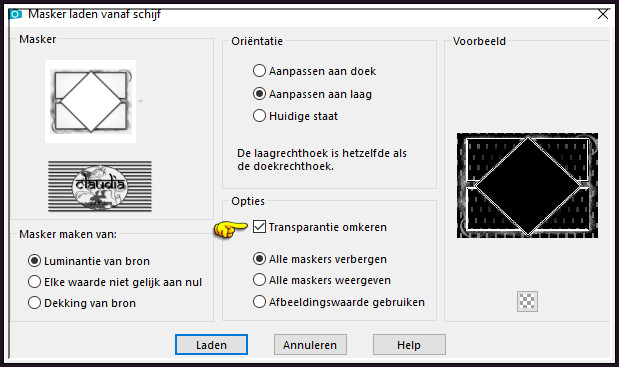 Lagen - Masker laden/opslaan - Masker laden vanaf schijf