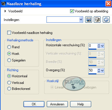 Effecten - Afbeeldingseffecten - Naadloze herhaling 