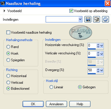 Effecten - Abeeldingseffecten - Naadloze herhaling