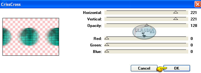 Effecten - Insteekfilters - Tormentia - CrissCross