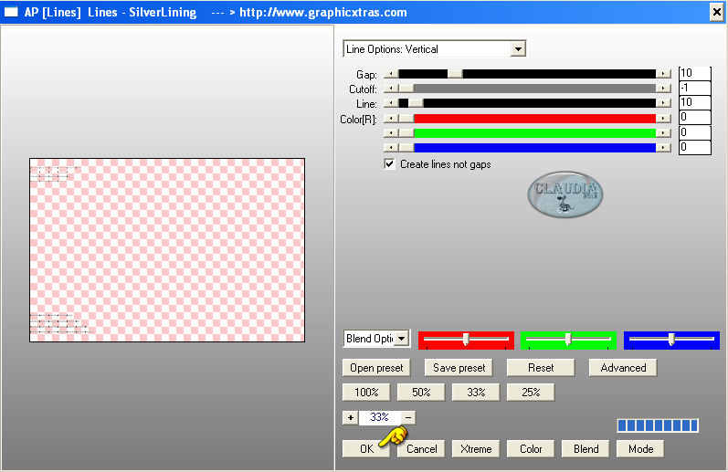 Effecten - Insteekfilters - AP [Lines] - Lines - SilverLining