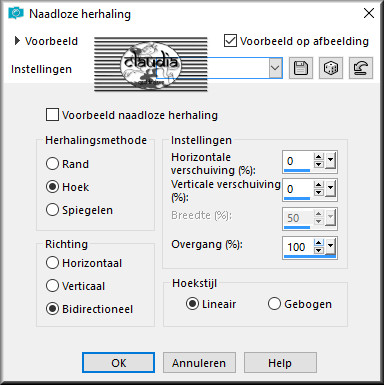 Effecten - Afbeeldingseffecten - Naadloze herhaling