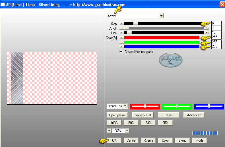 Effecten - Insteekfilters - AP [Lines] - Lines - SilverLining