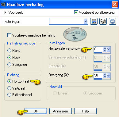 Effecten - Afbeeldingseffecten - Naadloze herhaling