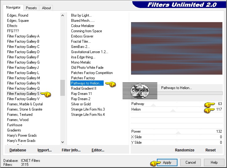 Effecten - Insteekfilters - <I.C.NET Software> - Filters Unlimited 2.0 - Filter Factory Gallery S - Pathways to Helion