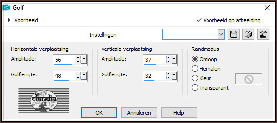 Effecten - Vervormingseffecten - Golf