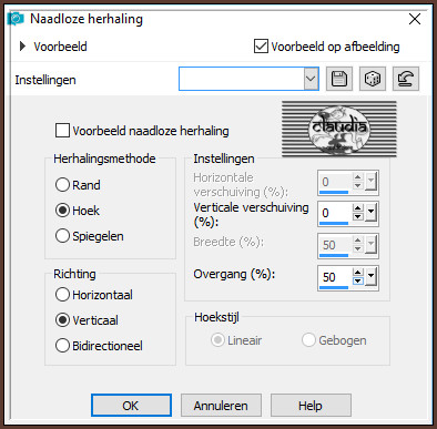 Effecten - Afbeeldingseffecten - Naadloze herhaling